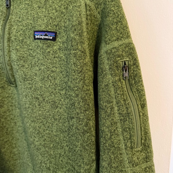 Patagonia Womens Better Sweater® 1/4-Zip Pullover Fleece Green Size Large - Picture 5 of 12